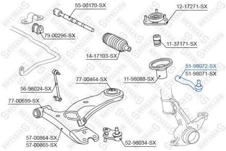 Автозапчасть STELLOX 5198072SX
