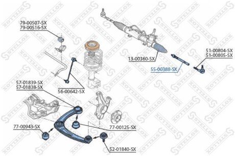 Автозапчасть STELLOX 5500388SX