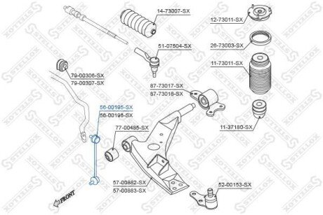 Автозапчасть STELLOX 5600195SX