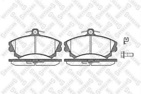 Колодки дискові передні STELLOX 601002BSX