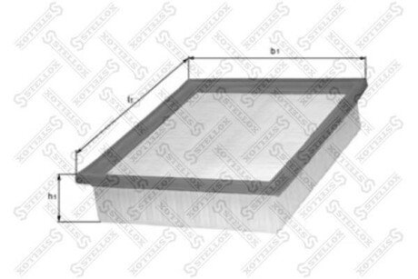 Фільтр повітряний STELLOX 71-01030-SX