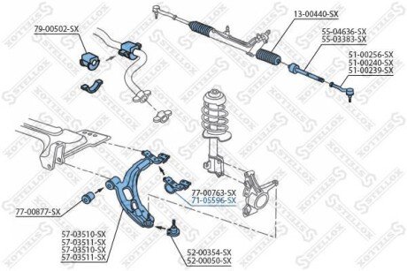 Автозапчасть STELLOX 7105596SX