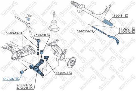 Автозапчасть STELLOX 7701287SX