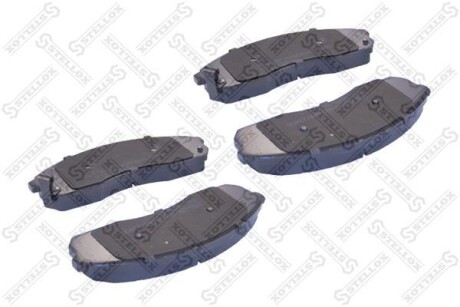 Колодки дискові передні з протискрипними пластинами STELLOX 832 002B-SX