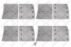 Комплект тормозных башмаков, барабанные тормоза STELLOX 85-00987-SX (фото 1)