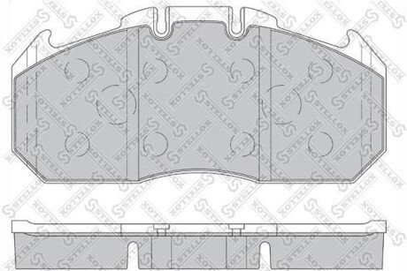 Комплект тормозных колодок, дисковый механизм STELLOX 8501425SX