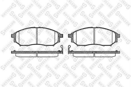 Колодки дискові передні STELLOX 863014SX