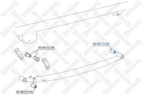 Автозапчасть STELLOX 8998173SX