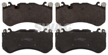 Набор тормозных накладок (сторона установки: передний мост) SWAG 10 11 6141