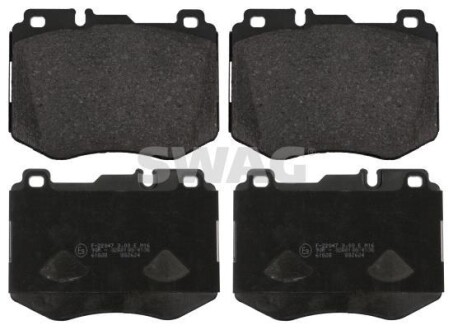 Колодки гальмівні (передні) MB C-class (W205)/E-class (W213) 14- (Brembo) SWAG 10916986