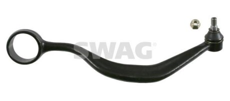 Поперечный рычаг подвески без подшипника, с шарниром и контргайкой (сторона установки: слева, передний мост сверху) SWAG 20 73 0046