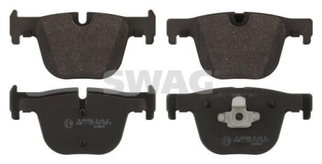 Гальмівні колодки, дискове гальмо (набір) SWAG 20916867