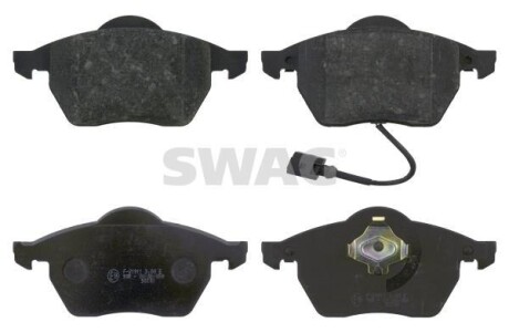 Гальмівні колодки, дискове гальмо (набір) SWAG 30916334