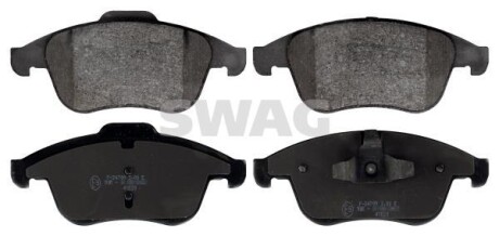 Гальмівні колодки, дискове гальмо (набір) SWAG 60116186