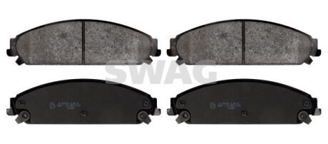 Гальмівні колодки, дискове гальмо (набір) SWAG 72116112