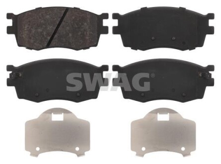 Гальмівні колодки, дискове гальмо (набір) SWAG 90916699