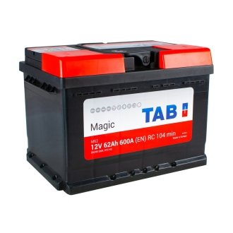 Акумулятор 62 Ah/12V Magic (0) Euro TAB 189063