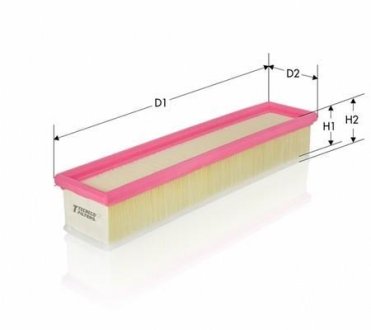 Фільтр повітряний Citroen Berlingo/Peugeot 206/307 1.4/16 HDI Tecneco AR2059PMS