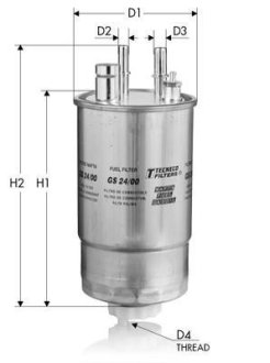 Фильтр Tecneco GS2400 (фото 1)