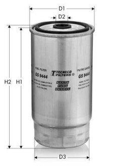 Фільтр паливний (h144mm) Bmw 318/525/530/725/730 Diesel Tecneco GS9444