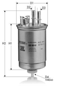 Фільтр паливний Ford Focus/Transit 1,8Di/Tdi 98- Tecneco GS9910