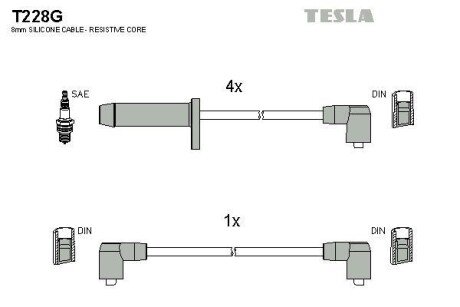 Автозапчасть TESLA T228G