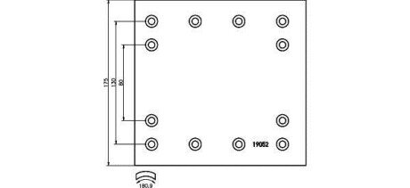 Накладки тормозные TEXTAR 1905203
