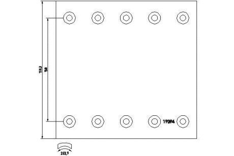 Автозапчасть TEXTAR 1909440