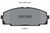 Комплект тормозных колодок, дисковый механизм TEXTAR 2146801 (фото 1)