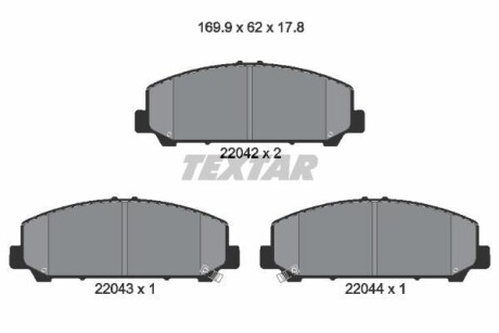 Автозапчасть TEXTAR 2204201