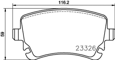 Гальмівні колодки BENTLEY Continental/GT "R "03>> TEXTAR 2332611