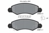 Комплект тормозных колодок, дисковый механизм TEXTAR 2360501 (фото 1)