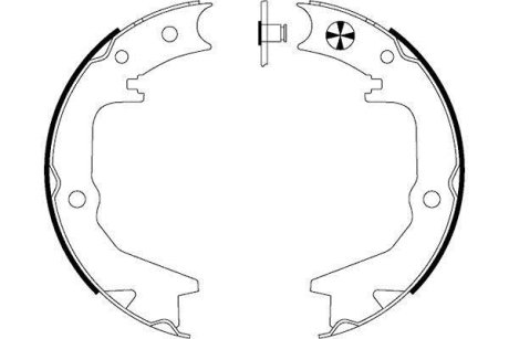 Комплект тормозных колодок, стояночная тормозная система TEXTAR 91062900