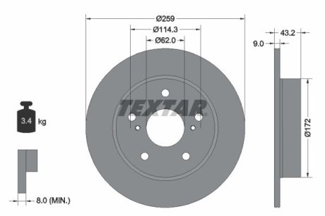 TEXTAR 92308303 (фото 1)