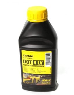 Тормозная жидкость DOT4 LV 1/2L TEXTAR 95006100