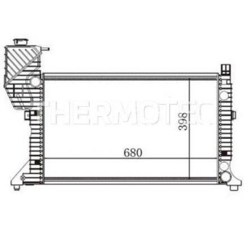 Радиатор, охлаждение двигател THERMOTEC D7M004TT