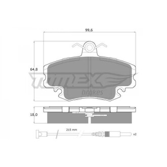 Гальмiвнi колодки дисковi TOMEX 1178