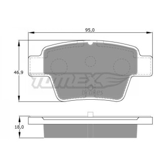 KLOCKI HAM TYг CITROEN C4/PEUGEOT 206/307 TOMEX 1465