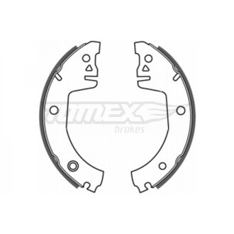Гальмiвнi колодки барабаннi TOMEX 2008