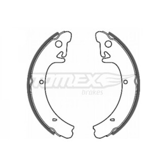 Гальмiвнi колодки барабаннi TOMEX 2009