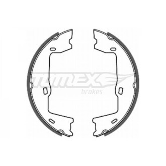 Гальмівні колодки зад. 160x25 р/т TOMEX 2069