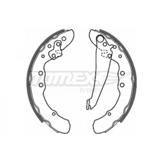 Гальмівні колодки зад. 230x40 TOMEX 2070