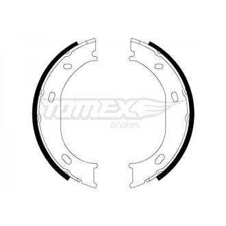 Гальмівні колодки зад. 160x40 р/т TOMEX 2117