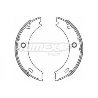 Гальмівні колодки зад. 170x40 р/т TOMEX 2118