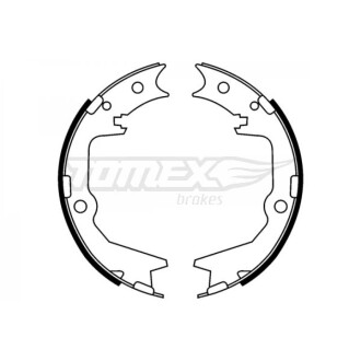 Гальмiвнi колодки барабаннi TOMEX 2239