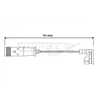 Датчик зносу гальмівних колодок (TX) TOMEX 30-66