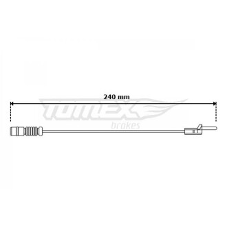 Датчик зносу гальмівних колодок (TX) TOMEX 31-11