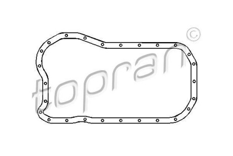 Прокладка масляного піддону TOPRAN TOPRAN / HANS PRIES 100098 (фото 1)