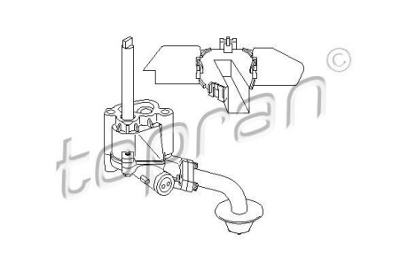 Масляный насос TOPRAN / HANS PRIES 100257
