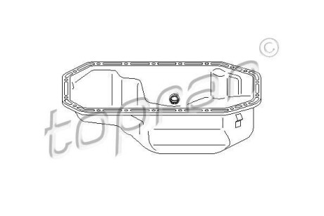 Масляный поддон TOPRAN / HANS PRIES 100547